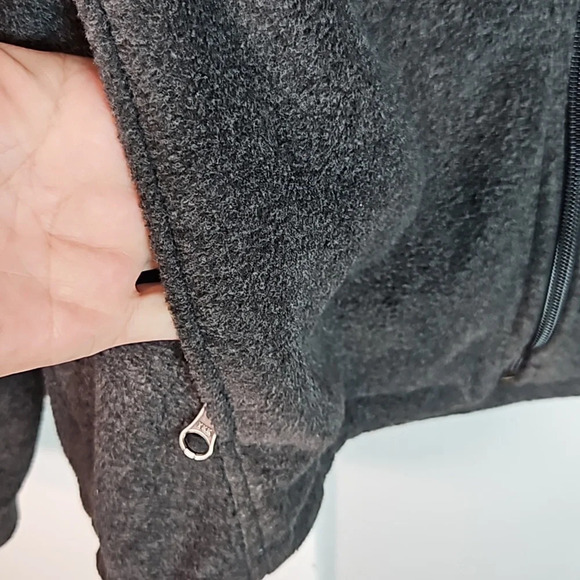 Men's Columbia Ultra Soft Fleece Zipper Jackets Gray/ black Size Medium - Picture 5 of 10